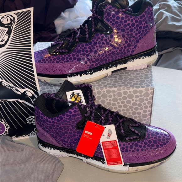 Li-Ling Way of Wade Limited Edition syn Sting Ray skin Purple all star Size 15 - Picture 8 of 16